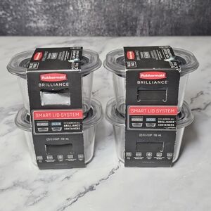 2 NEW Rubbermaid Brilliance food storage sets